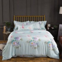 Girls French Country Chic Flower Print Soft Full, Queen Size Bedding Sets