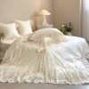 Lace Girly Luxury Bridal Style Full, Queen Size Bedding Sets