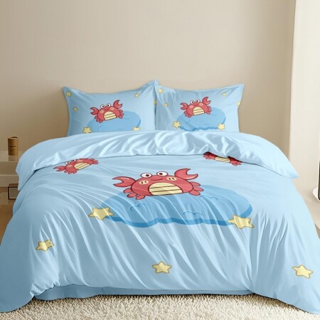Crab Pattern Cute Animal Themed Twin, Full Size Bedding Sets
