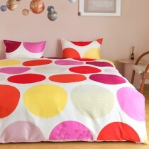 Colorful Polka Dot Trendy Hipster Full, Queen Size Bedding Sets