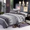 Black Grey and White Bohemian Chic Paisley Park and Polka Dots Print Full, Queen Size Boys Bedding Sets