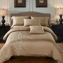 Rustic Chic Bamboo Pattern Old World Soft Full, Queen Size Bedding Sets