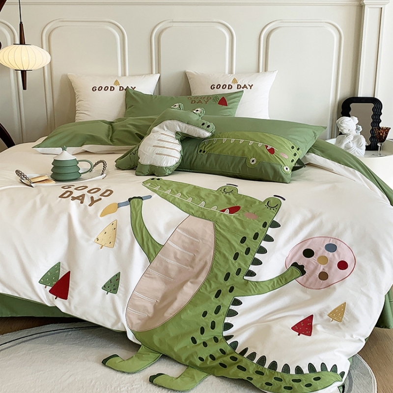 Crocodile Funky Animal Kids Twin, Full, Queen Size Bedding Sets