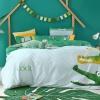 Green Crocodile Jungle Animal Themed Cool Style Twin, Full, Queen Size Bedding Sets for Kids Children Boys