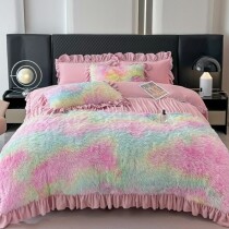 Neon Warm Soft Pastel Style Full, Queen Size Bedding Sets