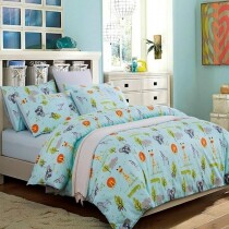 Kids Forest Animal Themed Twin, Full, Queen Size Bedding Sets