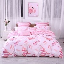Cute Pig Farm Animal Elegant Girls Twin, Full Size Bedding Sets