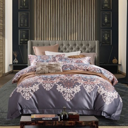 Old World Fancy Rococo Decor Bohemian Style Full, Queen Size Bedding Sets