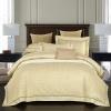 Shiny Gold Pixelated Glam Royal Style Soft Full, Queen Size Bedding Sets
