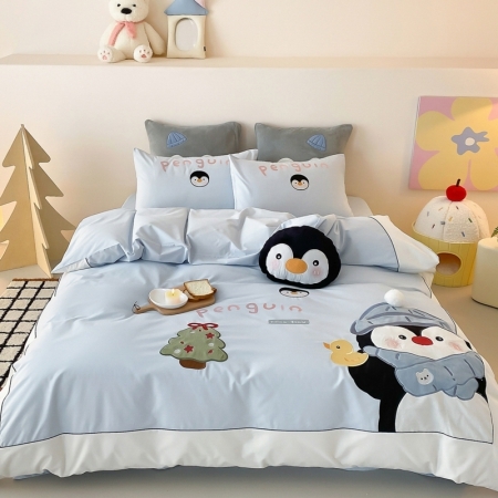 Cute Penguin Funky Teen Twin, Full, Queen Size Bedding Sets
