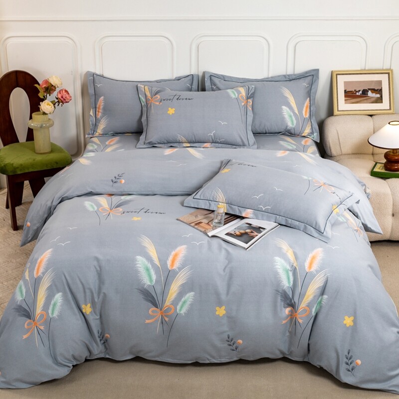 Green Bristlegrass Rustic Chic Twin, Full, Queen Size Bedding Sets