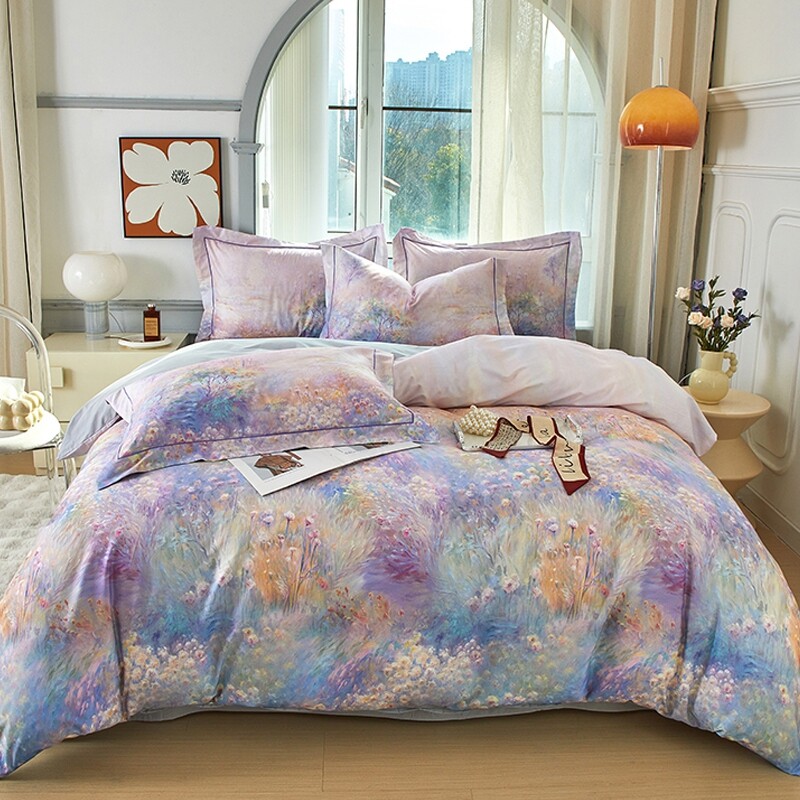 Colorful Imaginary Pastel Style Full, Queen Size Bedding Sets