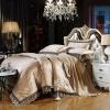 Champagne and Gray Paisley and Scroll Pattern Vintage Bohemian Style Luxury Southwestern Jacquard Design Full, Queen Size Bedding Sets