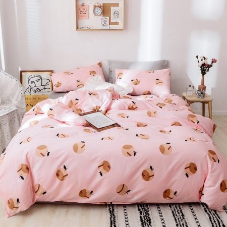 Hipster POP Modern Chic Unique Style Apple Twin, Full Size Bedding Sets