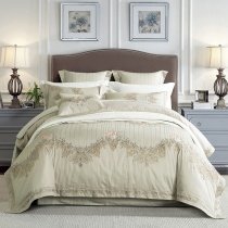 Beige Ethnic Tribal Print Retro Glam Style Full, Queen Size Bedding Sets