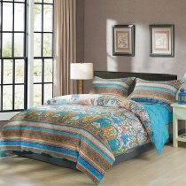 Fancy Indian Pattern Royal Style Luxury Full, Queen Size Bedding Sets