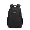 Plain Black Water-proof Oxford Preppy Style School Backpack Vogue Casual Business 14 Inch Laptop Bag Quilted Unisex Satchel
