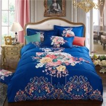Beautiful Flower and Tribal Print Modern Chic Full, Queen Size Bedding Sets