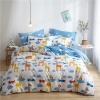 Funny Kids Cartoon Animal Giraffe Cloud Twin, Full, Queen Size Bedding Sets