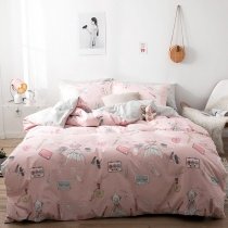 Modern Girls Lifestyle Contemporary Cute Style Twin, Full Size Bedding Sets