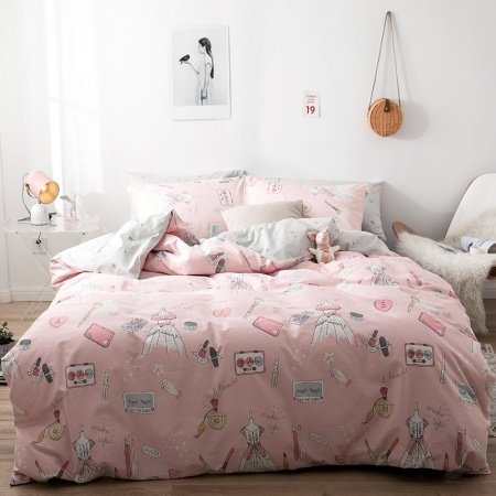 Modern Girls Lifestyle Contemporary Cute Style Twin, Full Size Bedding Sets