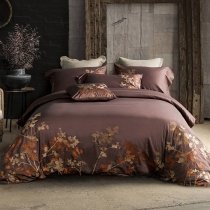 Adults Vintage Leaf Shabby Chic Luxury Full, Queen Size Bedding Sets