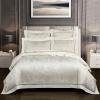 Bridal Style Shiny White Romantic Style Full, Queen Size Bedding Sets