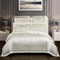 Bridal Style Shiny White Romantic Style Full, Queen Size Bedding Sets