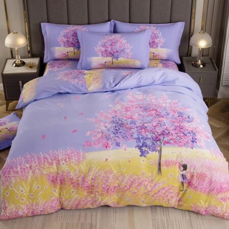 Pastel Style Flower Romantic Warm Full, Queen Size Bedding Sets
