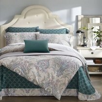Retro Paisley Print Gothic Bohemian Style Full, Queen Size Bedding Sets