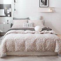 Brown and Beige Sexy Style Leopard Print Twin, Full, Queen Size Bedding Sets