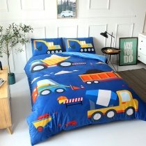 Toys Vehicle Print Funky and Cartoon Twin, Full Size Bedding Sets for Kids
