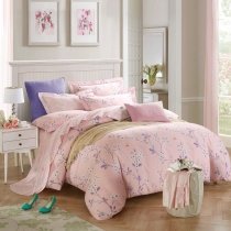 Elegant Girls Plum Flower Beautiful Cute Style Full, Queen Size Bedding Sets