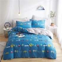 Boys Car Print Twin, Full, Queen Size Bedding Sets