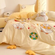 Yellow Duck Anime Style Kids Twin, Full Size Bedding Sets