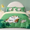 Tiger Print Safari Animal Themed Twin, Full Size Bedding Sets