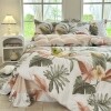 Bright Monstera Tropical Rustic Twin, Full, Queen Size Bedding Sets