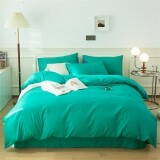 Solid Turquoise Trendy Twin, Full, Queen Size Bedding Sets