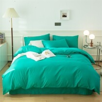 Solid Turquoise Trendy Twin, Full, Queen Size Bedding Sets