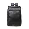 Durable Black Patent Leather Spikes Rivet Studded Men Travel Backpack Punk Rock and Roll Sewing Pattern Sequin School Campus Book Bag