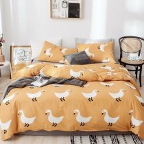 Cute Duck Modern Chic Hipster Funny Twin, Full Size Bedding Sets