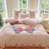 Elegant Girls Bow Pattern Twin, Full, Queen Size Bedding Sets