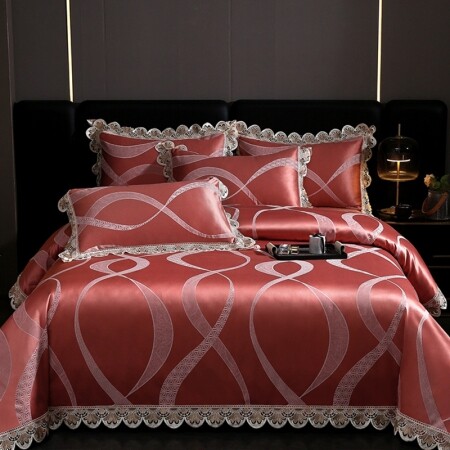 Brown Abstract Noble Excellence Full, Queen Size Bedding Sets