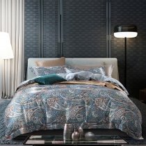 Retro Paisley Print Unique Shabby Chic Full, Queen Size Bedding Sets