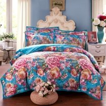 Antique Rustic Chic Wildflower Shabby Chic Full, Queen Size Bedding Sets