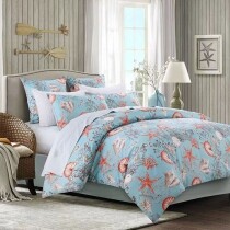 Starfish and Seashell Ocean Themed Twin, Full, Queen Bedding Sets