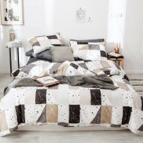 Unique Masculine Geometric Pattern Old World Simply Bedding Sets