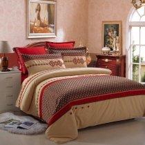 Boutique Striped and Checker Plaid Modern Chic Full, Queen Size Bedding Sets