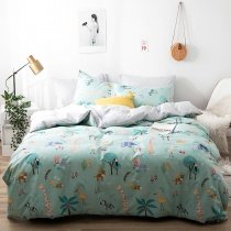 Jungle Safari Wild Animal African Forest Twin, Full Size Bedding Sets