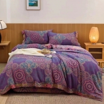 Tribal Print Gypsy Themed Woven Full, Queen Size Bedding Sets